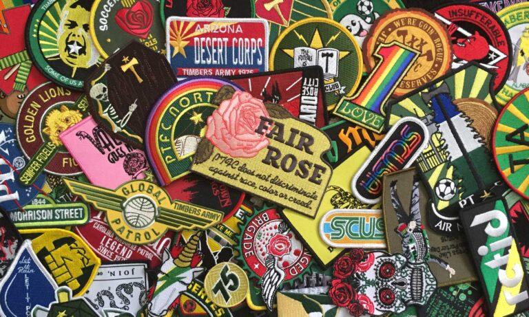 Embroidery custom Patches are available.