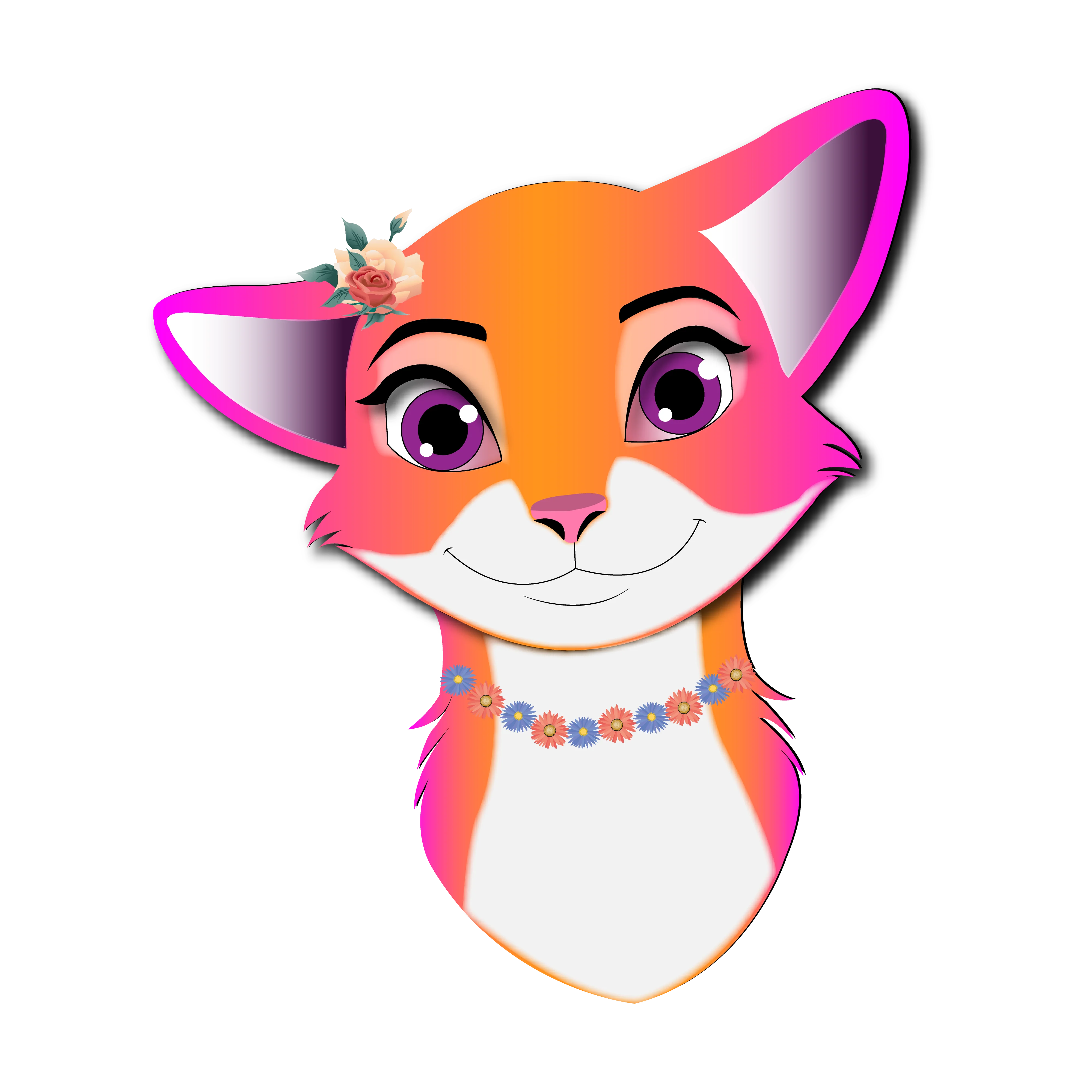 Vector Art is available in fox design.