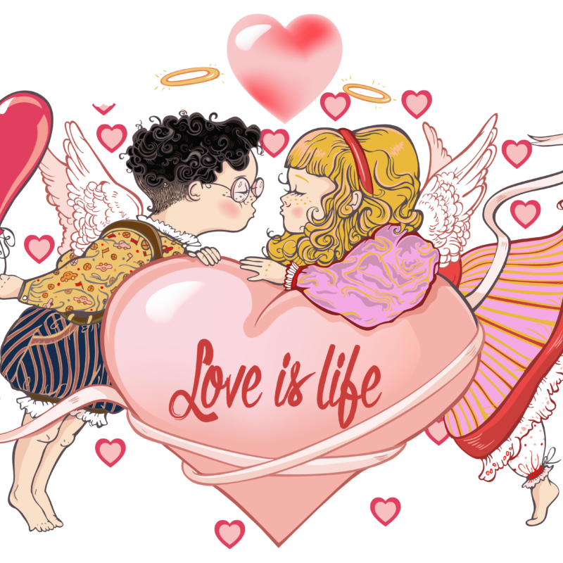 Vector Art is available for valentine couple.